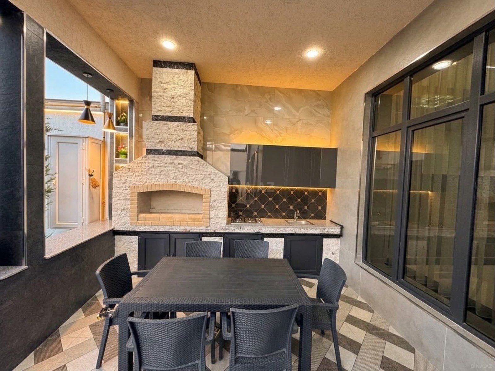 4 otaqlı həyət evi/bağ evi — 155 m² — Mərdəkan q. - şəkil 5