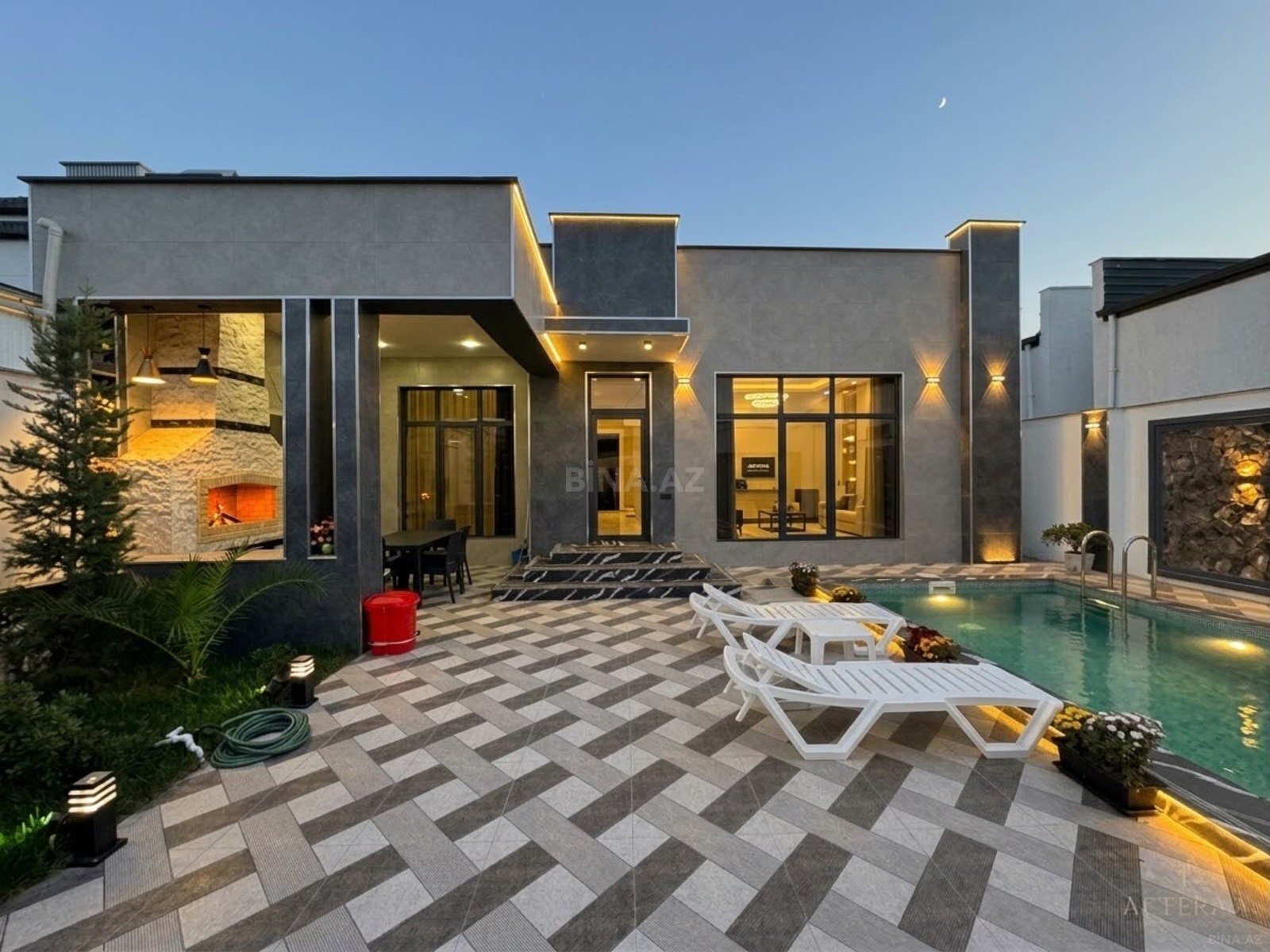4 otaqlı həyət evi/bağ evi — 155 m² — Mərdəkan q. - şəkil 1