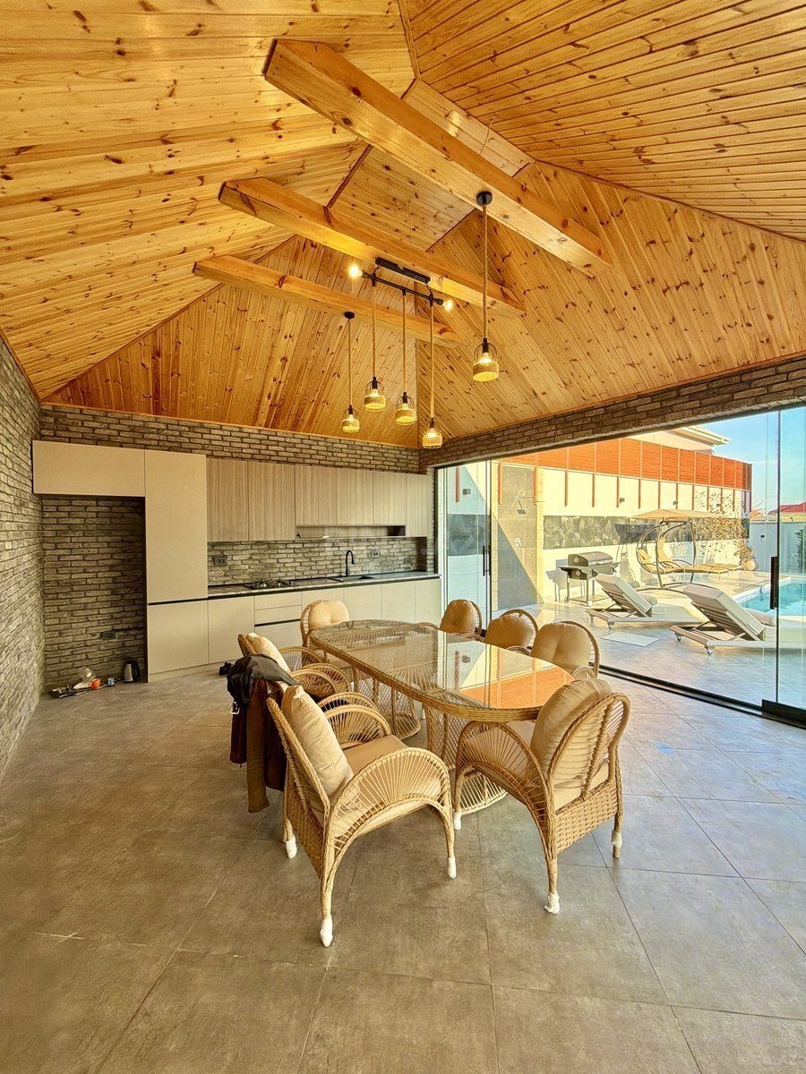 6 otaqlı həyət evi/bağ evi — 400 m² — Mərdəkan q. - şəkil 5