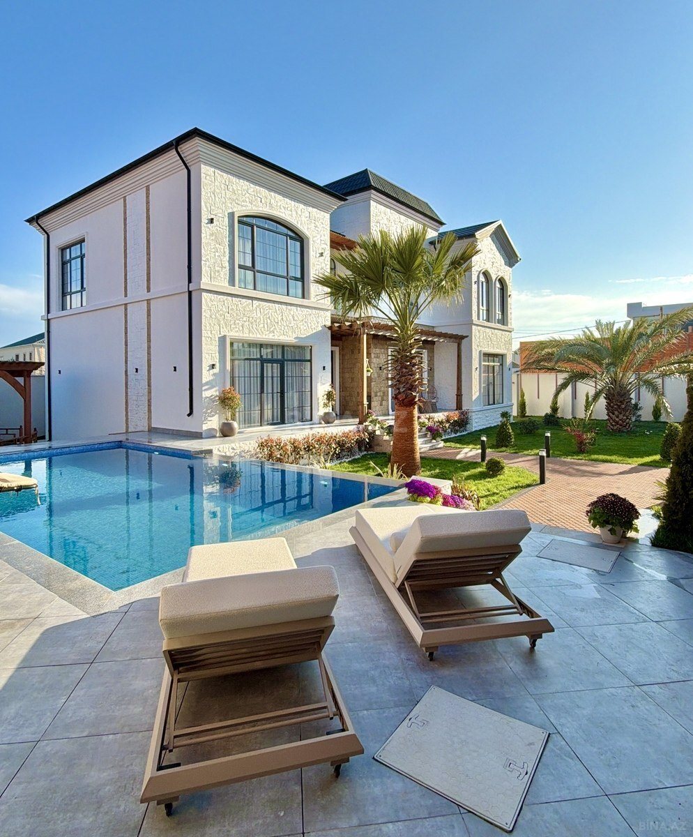 6 otaqlı həyət evi/bağ evi — 400 m² — Mərdəkan q. - şəkil 2