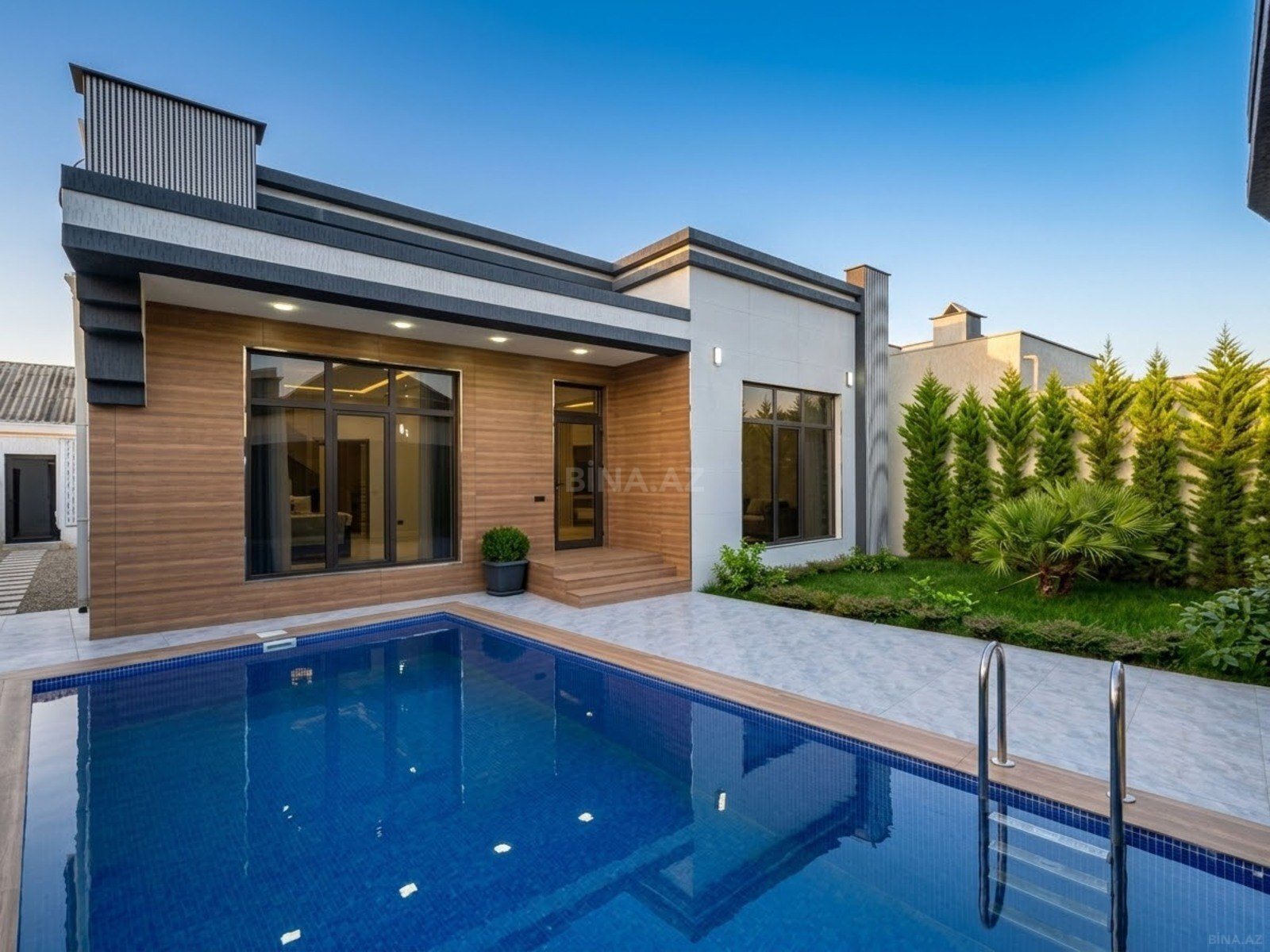 4 otaqlı həyət evi/bağ evi — 160 m² — Mərdəkan q. - şəkil 1